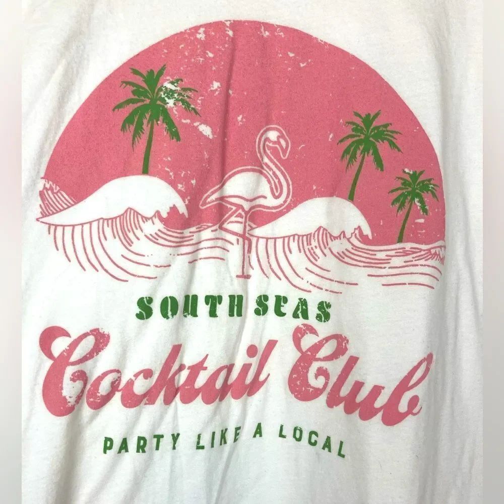 Show Me Your Mumu Organic Cotton South Seas Cocktail Club oversized t shirt
